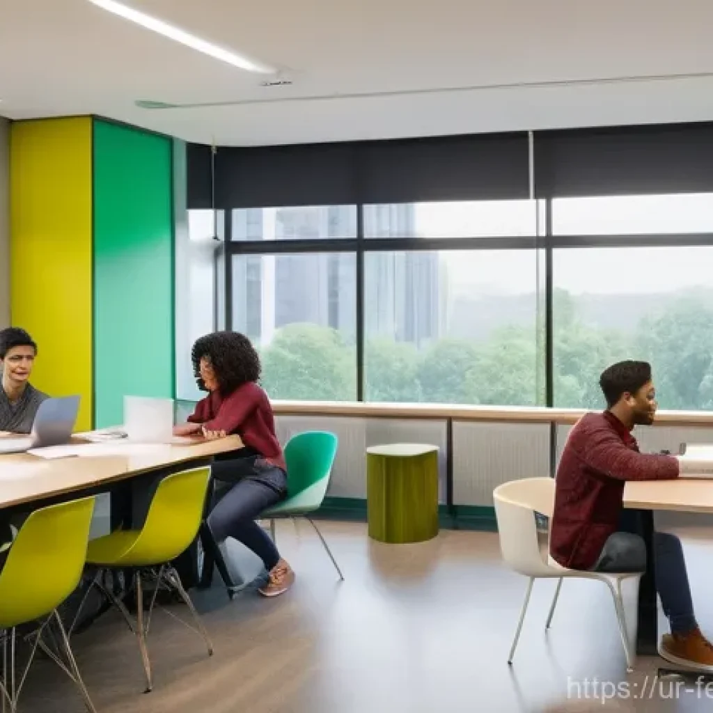 공유 주거 모델의 고객 세분화 전략 - **Prompt for Students:**
    "A vibrant and diverse group of college-aged students, casually dressed...