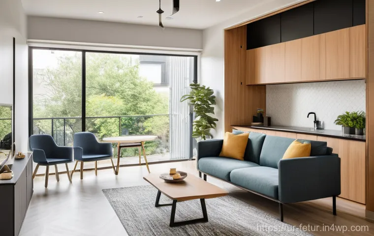 미래 공유 주거 모델의 문화적 수용 - **Prompt:** A diverse group of young adults (20s-30s), male and female, from various cultural backgr...