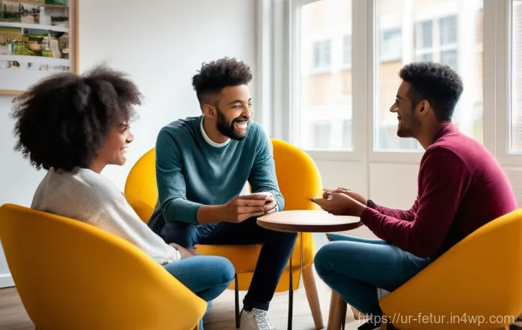 미래 공유 주거 모델의 문화적 수용 - **Prompt:** A contemporary co-living space blending privacy and shared functionality. The foreground...