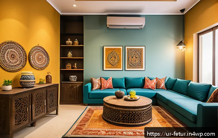 미래 공유 주거 모델에서의 협업 - A vibrant co-living apartment interior set in a modern Karachi neighborhood, featuring a diverse gro...